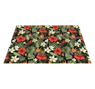 Tischsets originell Tropische Dschungelpflanzen - TenStickers