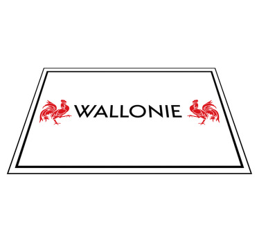 Set de table original Wallonie - TenStickers