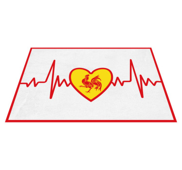 Set de table original J'aime la Wallonie - TenStickers