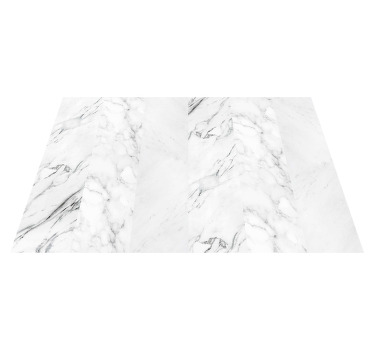 Set de table design imitation marbre blanc - TenStickers