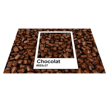 Set de table original Pantone chocolat - TenStickers
