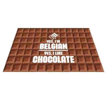 Set de table design Belgian like chocolate - TenStickers