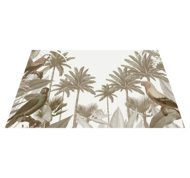 Vintage tropical fauna  modern placemats - TenStickers