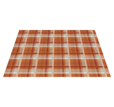 Kleurrijke placemats herfst geruit - TenStickers