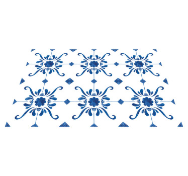 Mantel individual azulejo mediterráneo - TenVinilo