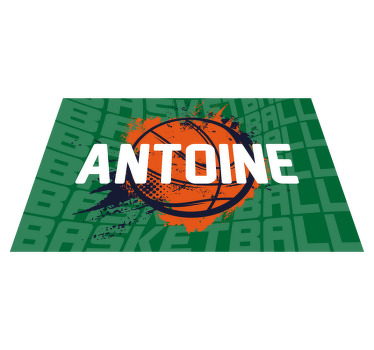 Set de table style basketball personnalisé - TenStickers