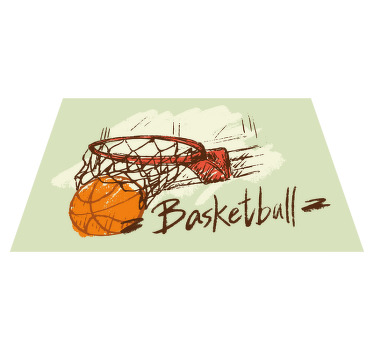 Set de table original motif panier de basket - TenStickers