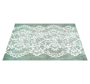 Elegante Belgisch kant placemat - TenStickers