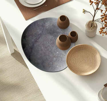 Grey stone textured placemats - TenStickers