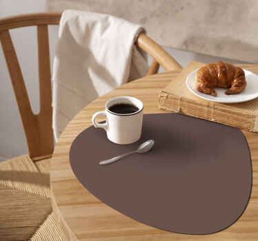irregular modern silhouette Placemats - TenStickers