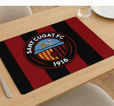 Mantel individual original escudo de sant cugat - TenVinilo