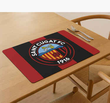 Mantel individual original escudo de sant cugat - TenVinilo