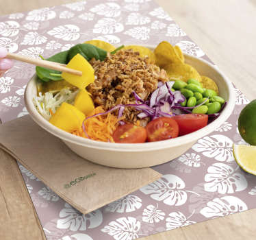 Manteles individuales florales de plantas vintage - TenVinilo