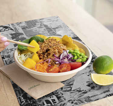 Mantel individual frase el amor es la respuesta - TenVinilo