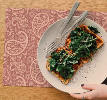 Individuais de mesa de paisley Paisley pattern - TenStickers