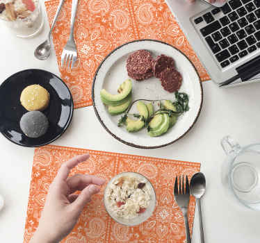 Individuais de mesa de paisley Paisley tile - TenStickers