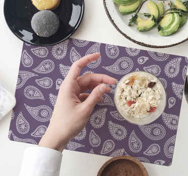 复古佩斯利佩斯利餐垫 - TenStickers