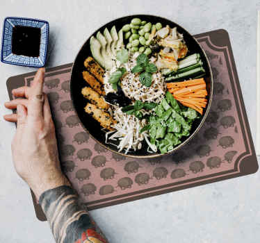 Set de table Porc-épic - TenStickers