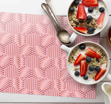 金属六角形现代餐垫 - TenStickers