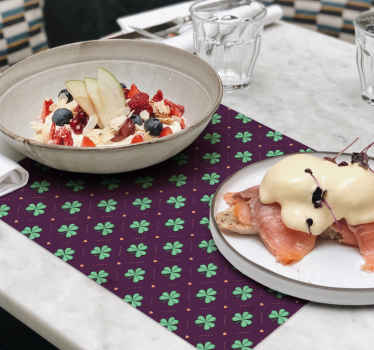 Ormarići za stol s uzorkom djeteline - TenStickers