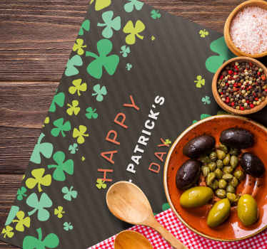 Individuais de mesa originais Feliz dia de st. Patrick - TenStickers