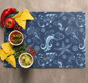 观赏海洋动物海洋生物餐垫 - TenStickers