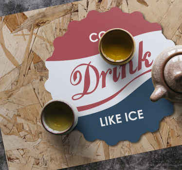 Retro piće soda podmetač originalni podmetači - TenStickers