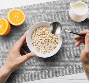 Harmaa muoto kuvio tekstuuri pöytätabletti - Tenstickers