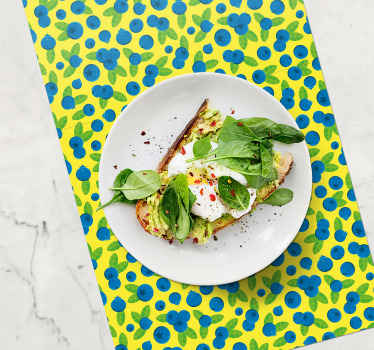 Midsummer blueberries original placemats - TenStickers