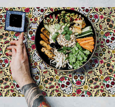 Podkładki na stół nowoczesne Zestaw czaszek - TenStickers