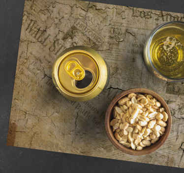 Set de table original Journal vintage - TenStickers