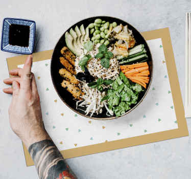 Mantel individual original Triángulos minimalistas - TenVinilo