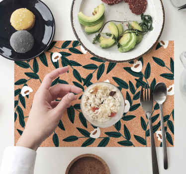 Blossoms and Leaves original placemats - TenStickers