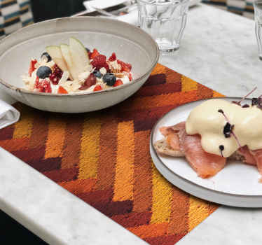 Manteles individuales elegantes Lineas modernas - TenVinilo