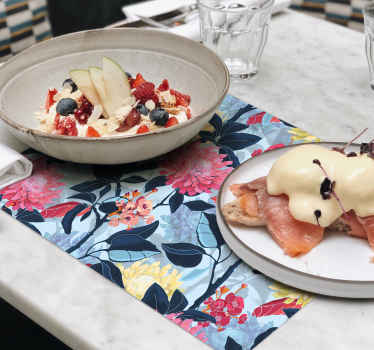 Floral meadow on the sky original placemats - TenStickers