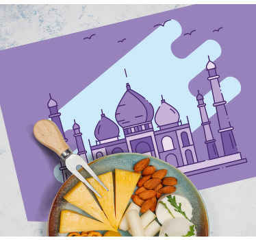 Mughal era original placemats - TenStickers