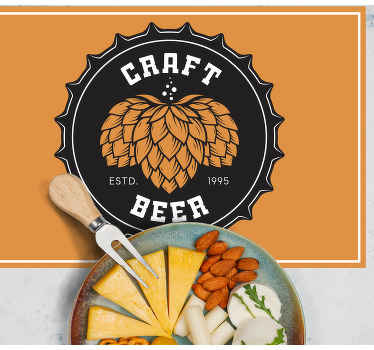 Mantel individual original Tapas de botella - TenVinilo