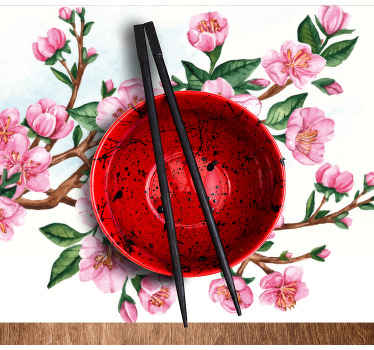 Kvetoucí strom originální prostírání - TenStickers