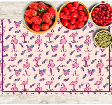 Originalne pogrinjke z vzorcem flaminga - TenStickers