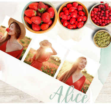 Set de table design nom Image et nom - TenStickers