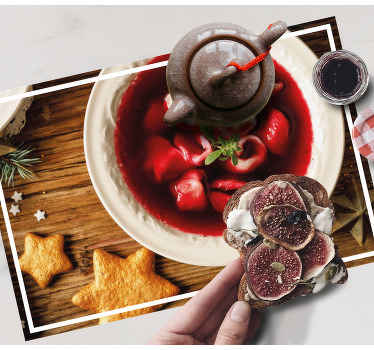 Boršč s knedlíky vánoční prostírání - TenStickers