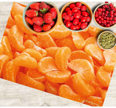 Tangerines Vinyl placemats - TenStickers