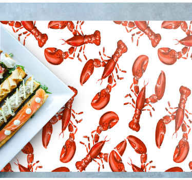 Punainen hummeri punainen pöytätabletti - Tenstickers