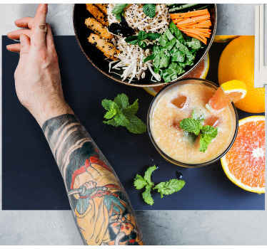 新鲜果汁乙烯基餐垫 - TenStickers