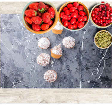 Mantel individual casa Cupcakes cremosos - TenVinilo