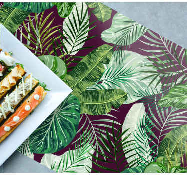 Exotic flowers original placemats - TenStickers