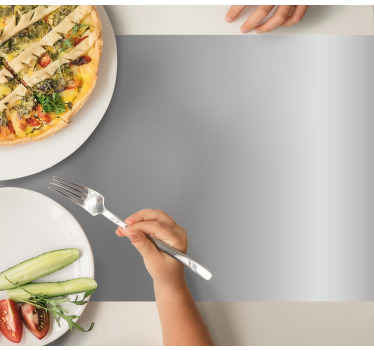 Individuais de mesa de outras cores Prata - TenStickers