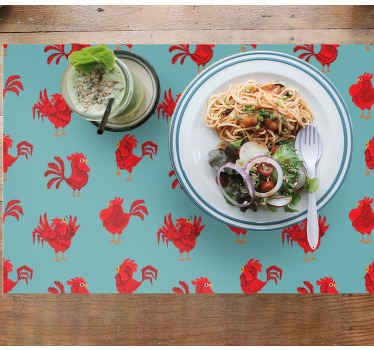 Orijinal amerikan servis Şirin horoz deseni - TenStickers