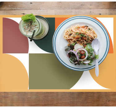 Tischsets originell Abstrakte geometrische kunst - TenStickers