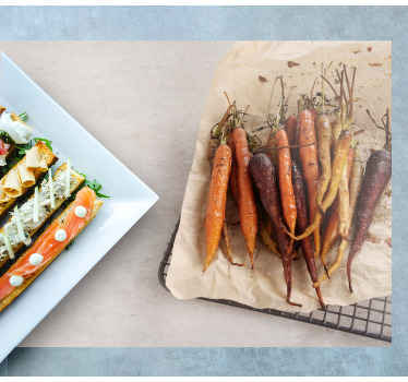 Mavrično korenje vinilne pogrinjke - TenStickers